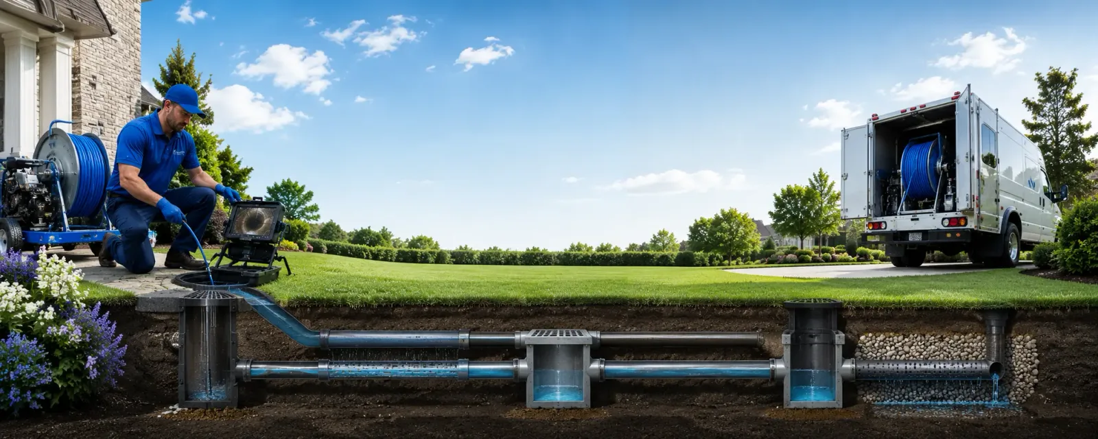 Outdoor drain cleaning information for San Geronimo, CA